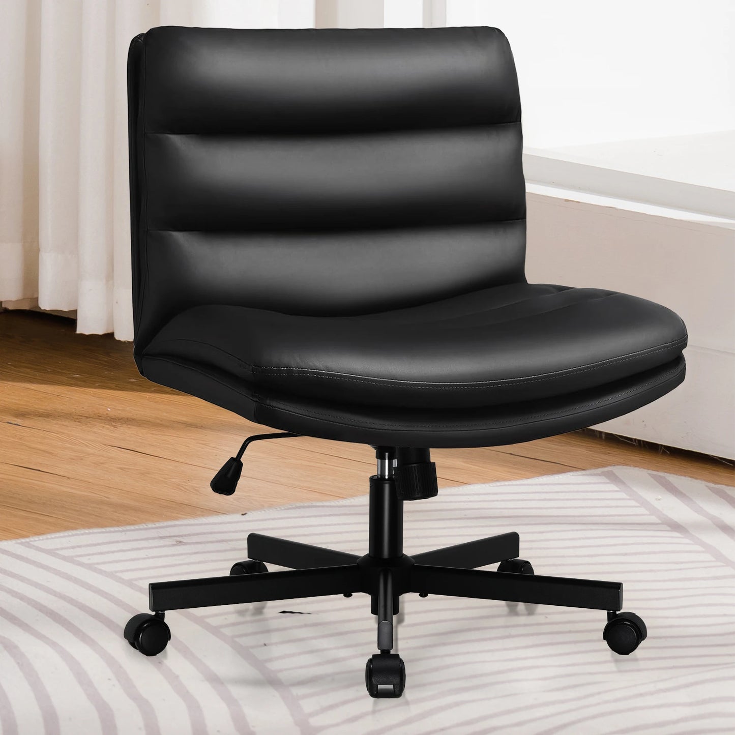 Office Chair with Large Seat, Back Support & Adjustable Height