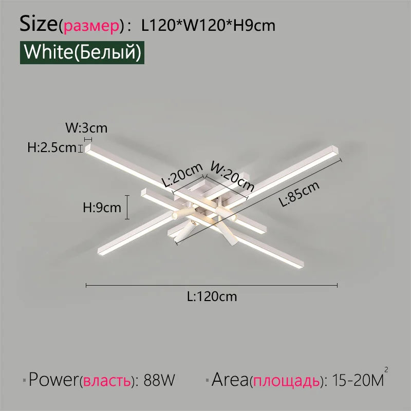 Modern Minimalist Living Room Ceiling Lights Bedroom Long Line lamps LED Chandelier Hall Bedroom Indoor Lighting Decoration
