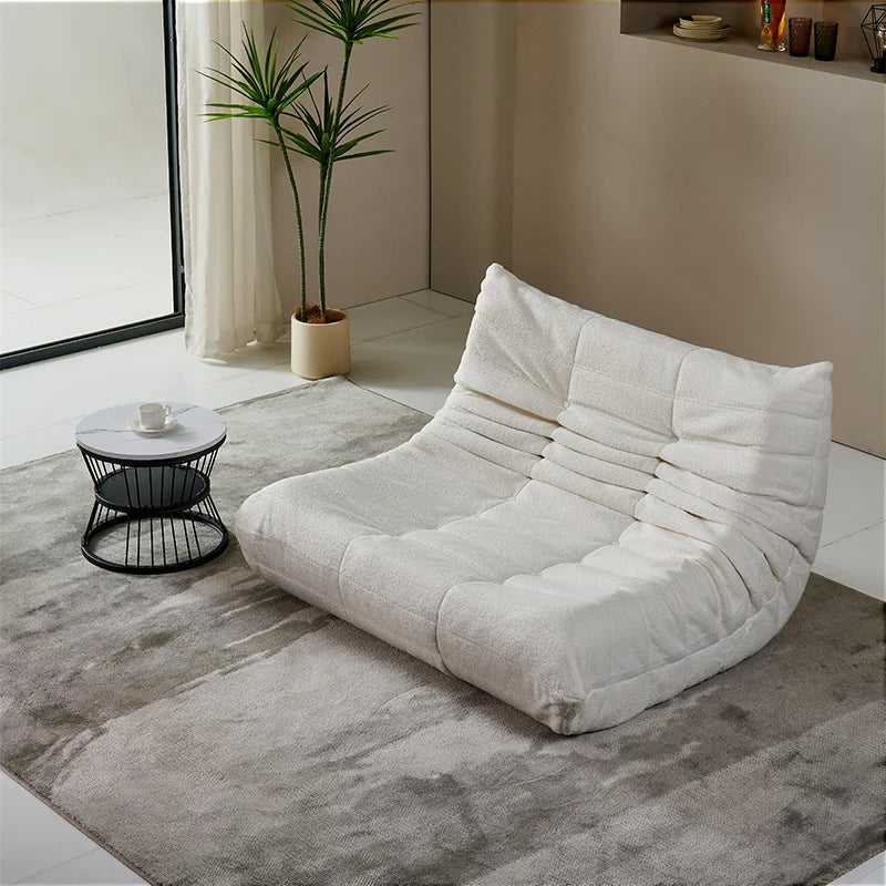 Designer Caterpillar Reclining Sofa Modern Minimalist