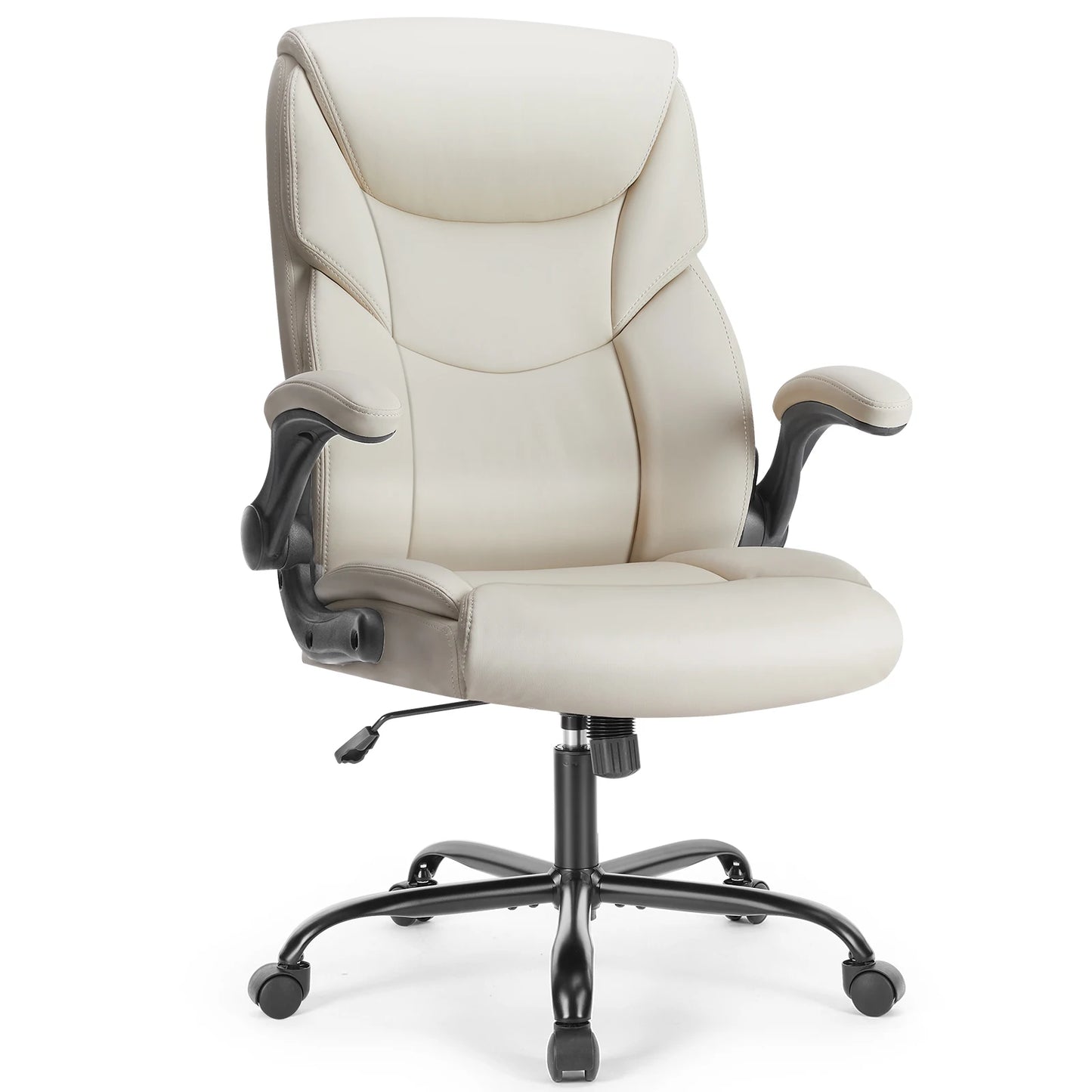 Ergonomic Office Chair Heavy Duty Task Desk Chair Leather