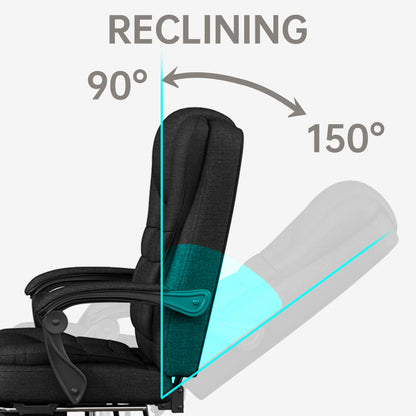 Ergonomic Executive Office Chair - High Back Chair with Headrest