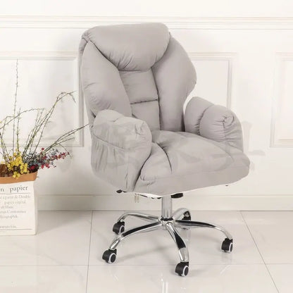 Minimalist Durable E-sports leisure chair thickened soft bag backrest lifting swivel chair lazy sofa computer chair