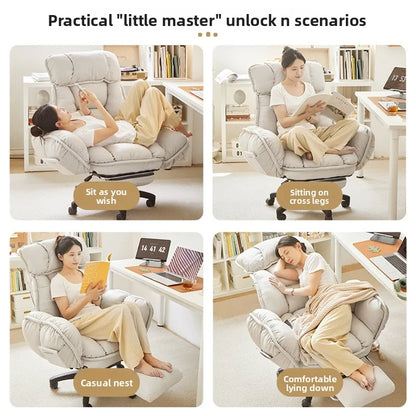 Home computer chair for lying down,nap taking,office chair,e-sports sofa chair, sitting,lazy person sofa chairs,backrest chairs