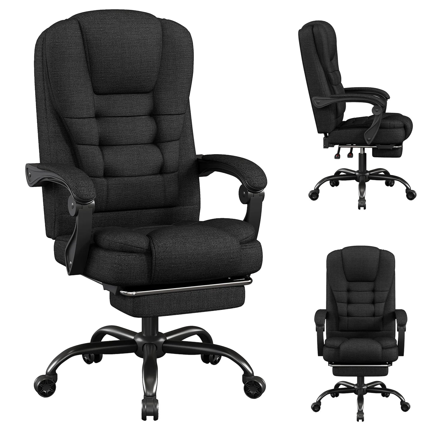 Ergonomic Executive Office Chair - High Back Chair with Headrest