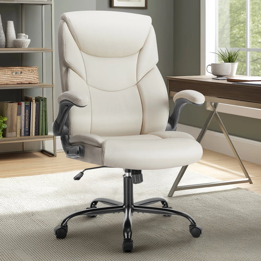 Ergonomic Office Chair Heavy Duty Task Desk Chair Leather