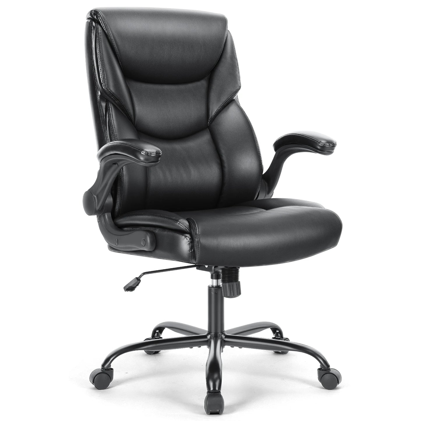 Ergonomic Office Chair Heavy Duty Task Desk Chair Leather