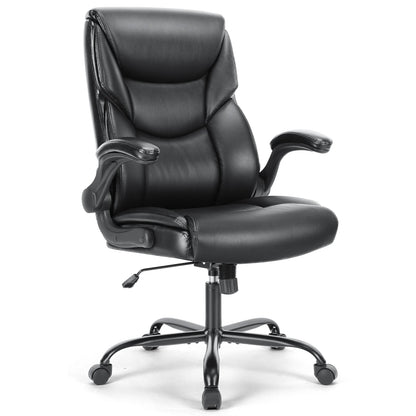 Ergonomic Office Chair Heavy Duty Task Desk Chair Leather