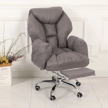 Minimalist Durable E-sports leisure chair thickened soft bag backrest lifting swivel chair lazy sofa computer chair