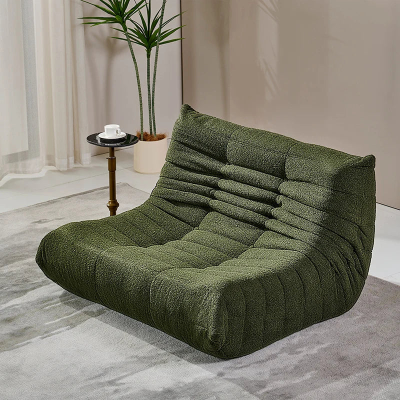 Designer Caterpillar Reclining Sofa Modern Minimalist