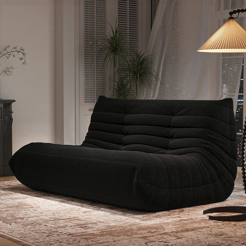 Designer Caterpillar Reclining Sofa Modern Minimalist