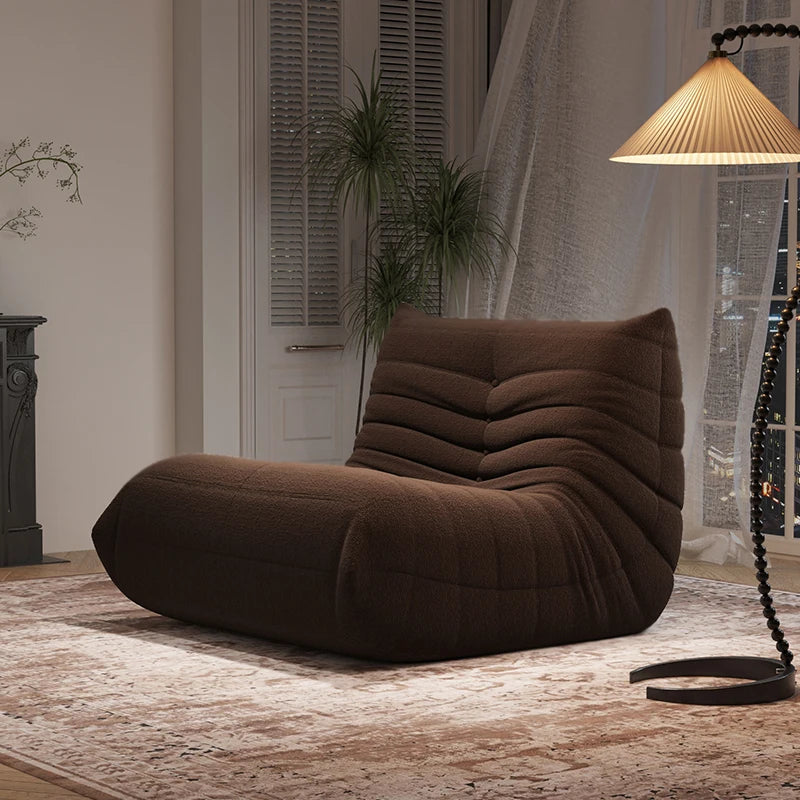 Designer Caterpillar Reclining Sofa Modern Minimalist