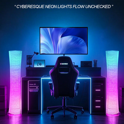 Paper lamp, RGB color-changing LED smart lamp