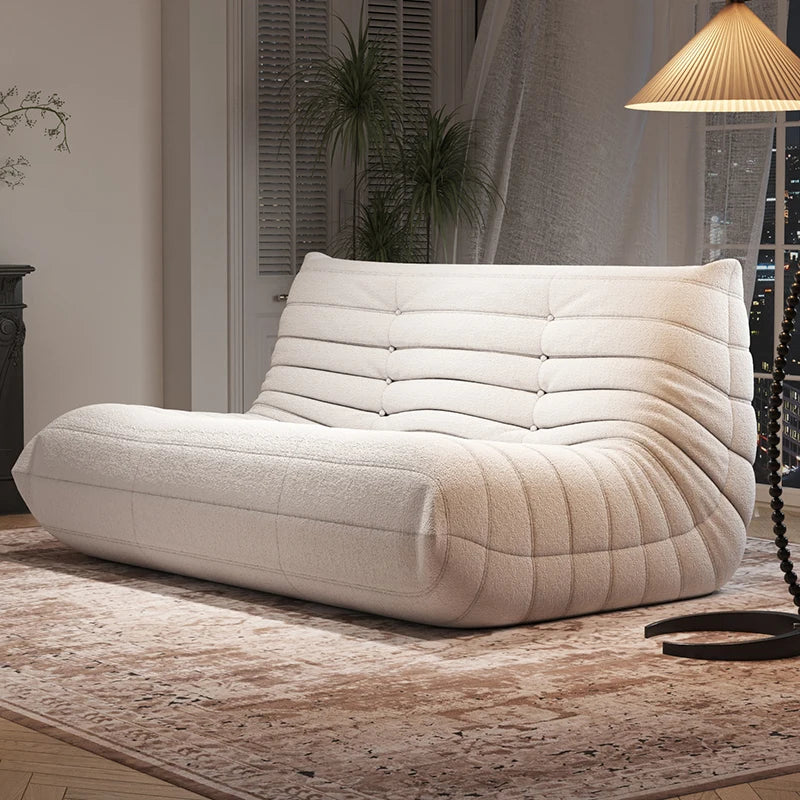 Designer Caterpillar Reclining Sofa Modern Minimalist