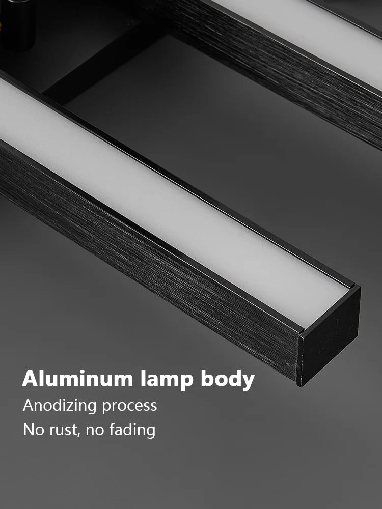 Modern Minimalist Living Room Ceiling Lights Bedroom Long Line lamps LED Chandelier Hall Bedroom Indoor Lighting Decoration