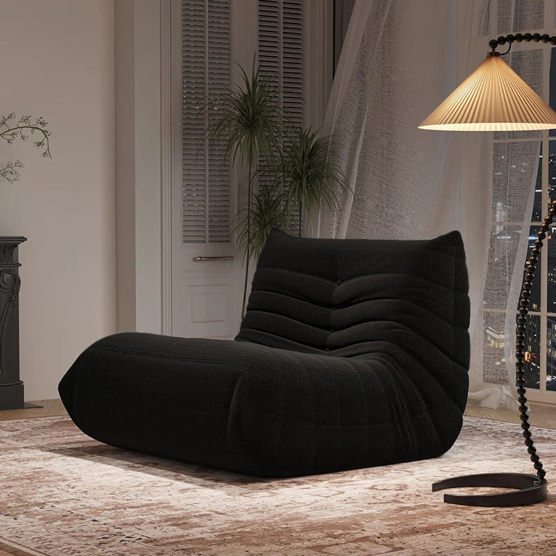 Designer Caterpillar Reclining Sofa Modern Minimalist