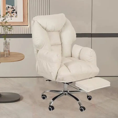Minimalist Durable E-sports leisure chair thickened soft bag backrest lifting swivel chair lazy sofa computer chair