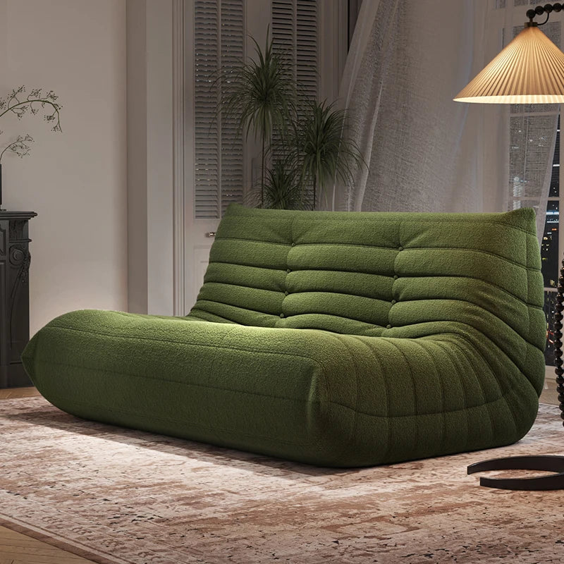 Designer Caterpillar Reclining Sofa Modern Minimalist