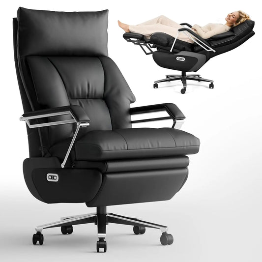 Dual Motor Electric Office Chair With Footrest