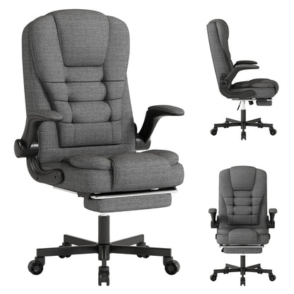 Ergonomic Executive Office Chair - High Back Chair with Headrest