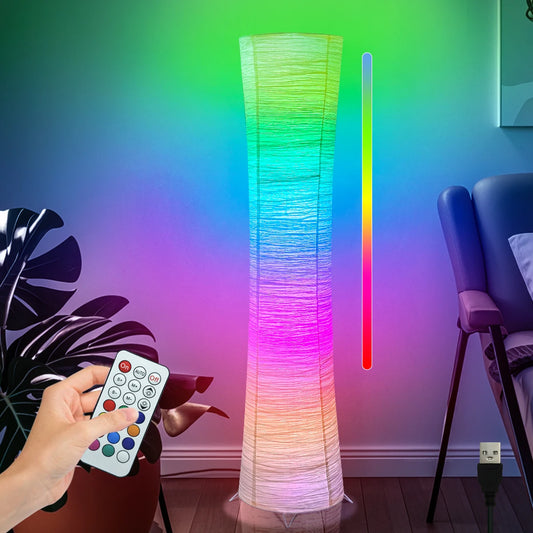 Paper lamp, RGB color-changing LED smart lamp