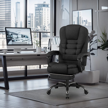 Ergonomic Executive Office Chair - High Back Chair with Headrest