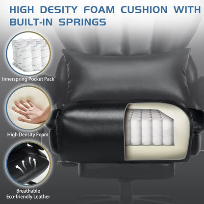 Heavy Duty Executive 700lbs  Office Chair-Wide Seat,Ergono