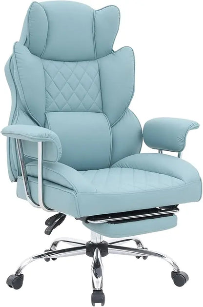 Executive Office Chair with Footrest, Ergonomic High Back Desk Chair