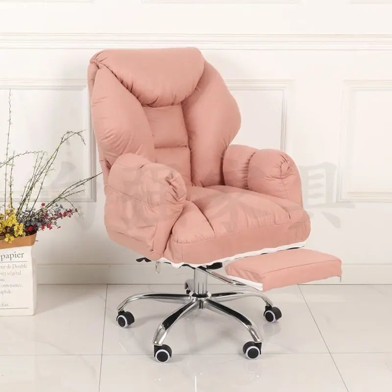 Minimalist Durable E-sports leisure chair thickened soft bag backrest lifting swivel chair lazy sofa computer chair