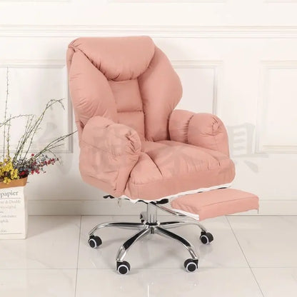 Minimalist Durable E-sports leisure chair thickened soft bag backrest lifting swivel chair lazy sofa computer chair
