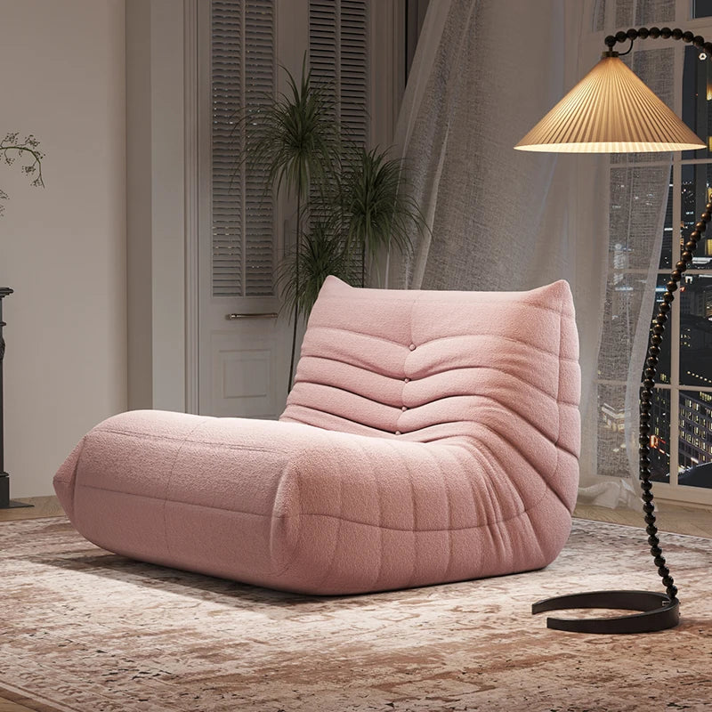 Designer Caterpillar Reclining Sofa Modern Minimalist